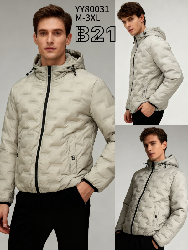 Kurtka męska cienka Roz M-3XL, 1 Kolor Paczka 5 szt